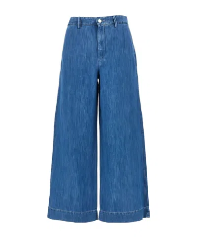 Max Mara Belt Loop Jeans In Blue