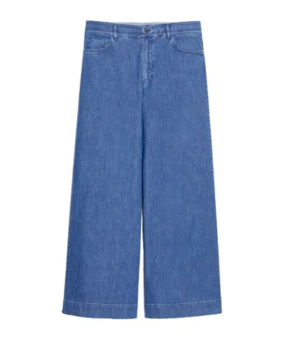 Max Mara Belt-loop Jeans In Blue