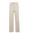 Max Mara Belt Loop Jeans In Neutral