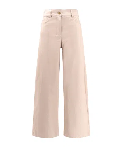 Max Mara Belt-loop Jeans In Nude