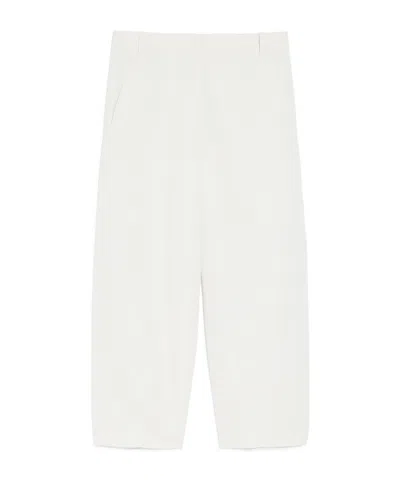 Max Mara Belt-loop Jeans In White