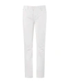 Max Mara Belt Loop Jeans In White