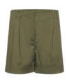 Max Mara Belt Loop Shorts In Green