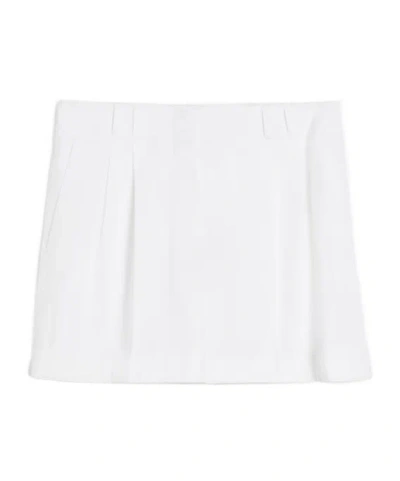Max Mara Belt-loop Shorts In White