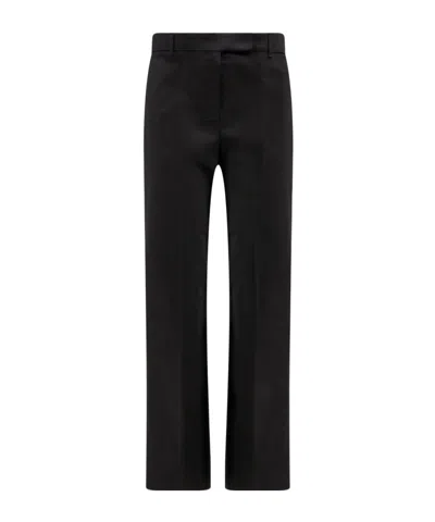 Max Mara Belt Loop Track Pants In Black