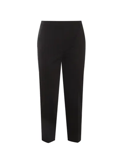 Max Mara Belt-loop Trousers In Black