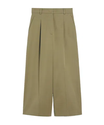 Max Mara Belt Loops Slacks In Brown