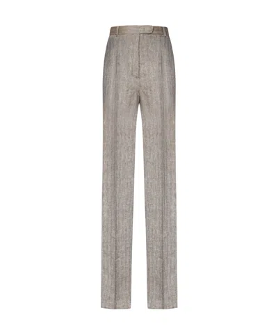 MAX MARA MAX MARA STUDIO PLEAT DETAILED STRAIGHT LEG TROUSERS