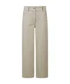 Max Mara Belt Loops Slacks In Nude