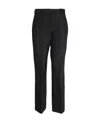 Max Mara Belt Ring Casual Pants In Black