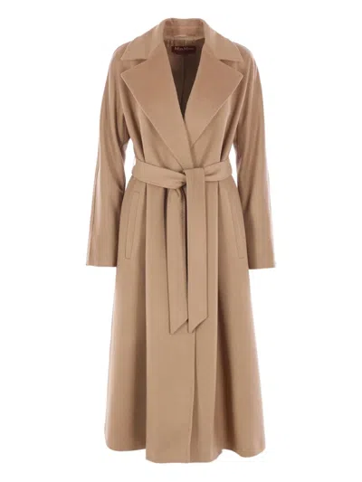MAX MARA BELTED CASHMERE COAT