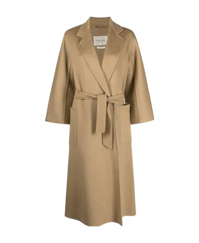 MAX MARA BELTED CASHMERE TRENCH COAT