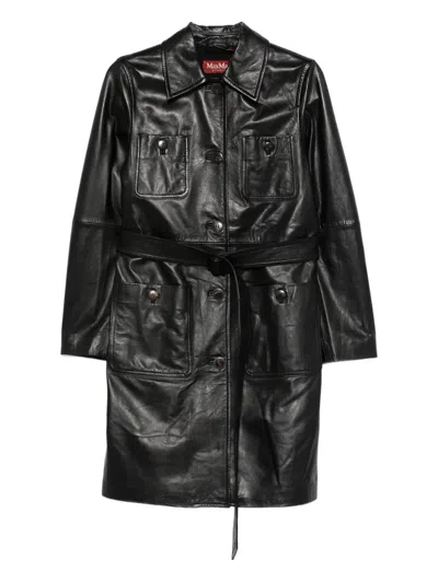 Max Mara Studio Jackets In Black