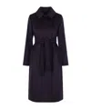 Max Mara Belted Coat In Black
