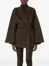 Max Mara Verna Belted Camel Hair Coat In Brown