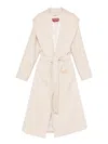 Max Mara Belted Coat In Neutral