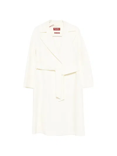 Max Mara Coats Neutral In White