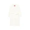Max Mara Belted Wrap Coat In White