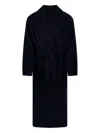 Max Mara 101801 Icon Double-breasted Coat In Navy