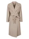 Max Mara Madame Wool And Cashmere Coat In Neutral