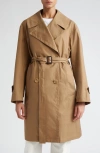 MAX MARA BELTED DOUBLE BREASTED TRENCH COAT
