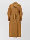 Max Mara Belted Double-breasted Trench Coat With Adjustable Waist