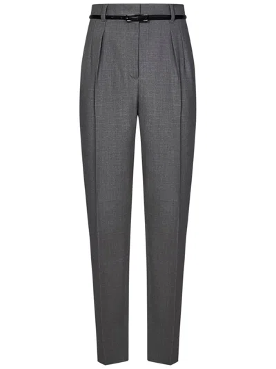 Max Mara Maxmara Studio Prosit Trousers In Grey