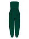 Max Mara Belted Jumpsuit In Green