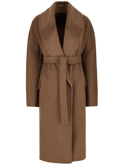 MAX MARA BELTED LONG COAT