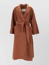 Max Mara Wrap Coat In Brown Cashmere In Brown