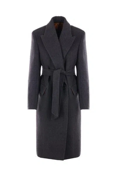 Max Mara Women Wool And Cashmere Coat In Blue