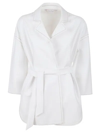 MAX MARA BELTED LONG-SLEEVED JACKET