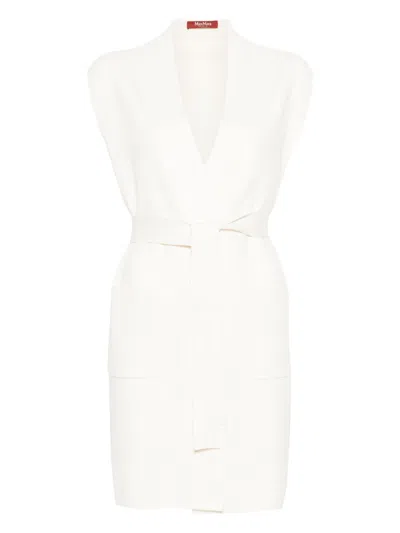 MAX MARA BELTED LONG VEST