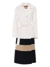 Max Mara Women's Arena Wool Coat In White