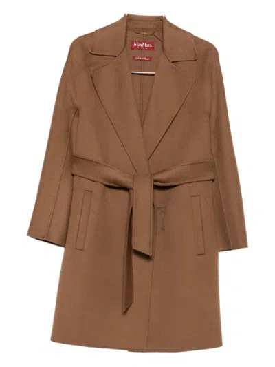 MAX MARA BELTED SINGLE-BREASTED COAT
