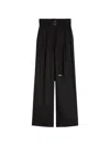 Max Mara Belted Tailored Trousers In Multi