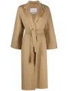 Max Mara Manuela Coat In Neutrals