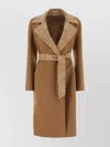 Max Mara Biscuit Gown Jacket With Recycled Nylon Shell And Camel Hair Lining
