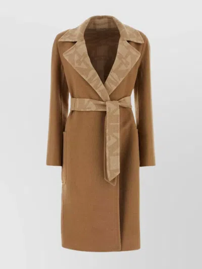 MAX MARA CAMEL HAIR SINGLE BREASTED COAT