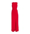 Max Mara Flowing Cady Jumpsuit In Multi