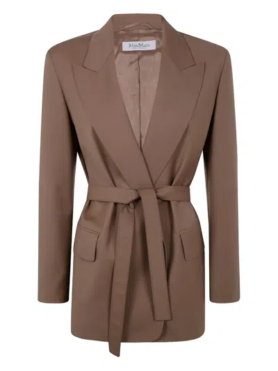 MAX MARA BELTED WOOL COAT