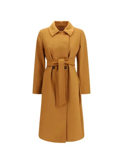 MAX MARA BELTED WOOL COAT