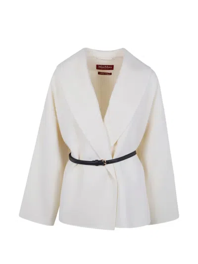 MAX MARA BELTED WOOL COAT