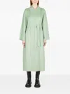 Max Mara Belted Wrap Coat In Multi