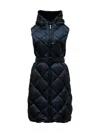 Max Mara The Cube Tregil Quilted Vest In Midnightblue
