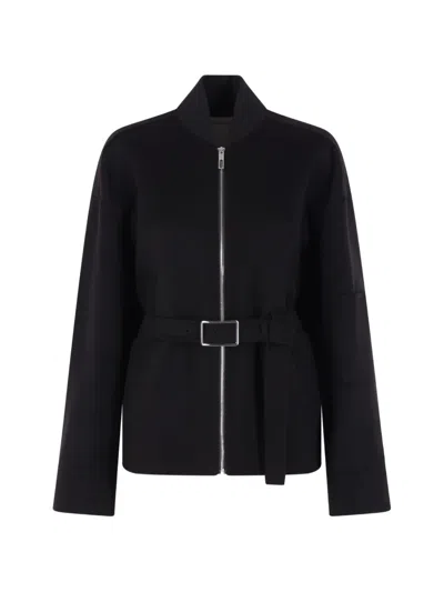 MAX MARA BELTED ZIP-UP JACKET