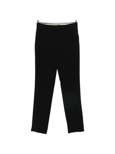 Max Mara Belt-loops Trousers In Black