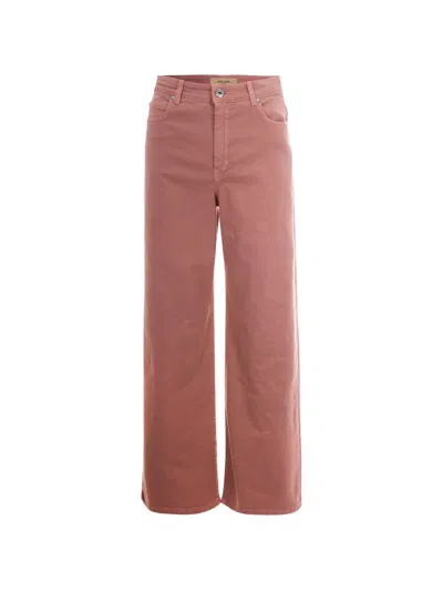 Max Mara Belt-loops Trousers In Pink