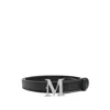 Max Mara Women Classic Leather Belt In Black