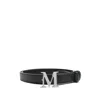 Max Mara Women Classic Leather Belt In Black